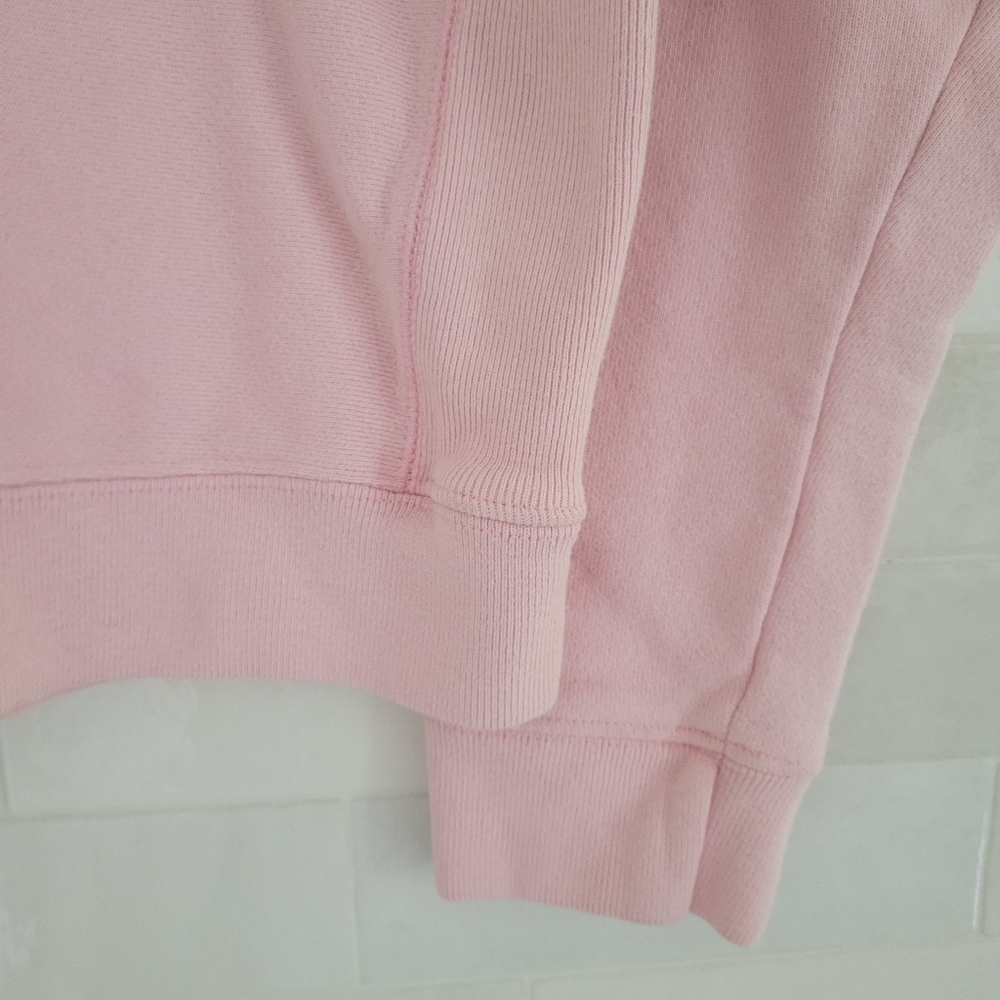 Champion Reverse Weave Bubblegum Pink Crewneck Sweatshirt Womens Size Medium - Picture 3 of 7